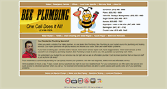 Desktop Screenshot of bee-plumbinginc.com